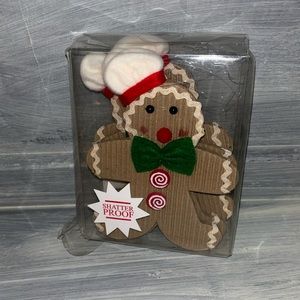 Hobby Lobby Shatterproof Gingerbread Men Ornaments (4 Pieces) NWT